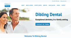 Desktop Screenshot of diblingdental.com